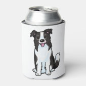 Border Collie Blikjeskoeler (Blikje Voorkant)