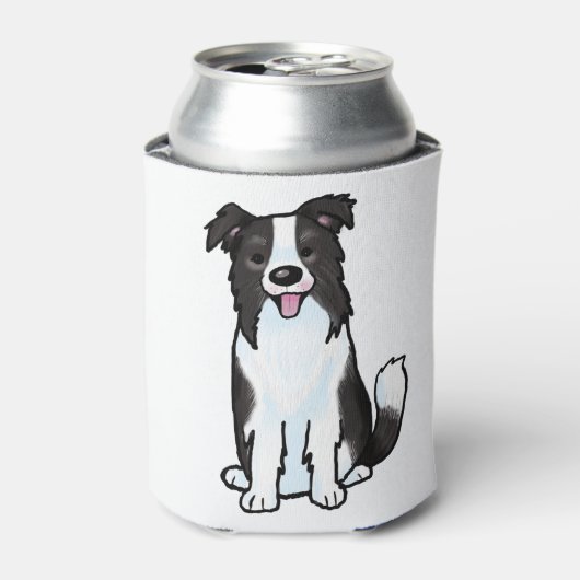 Border Collie Blikjeskoeler (Blikje Voorkant)