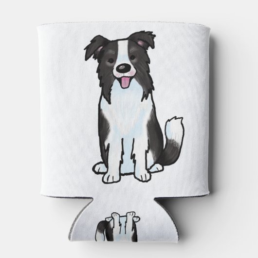 Border Collie Blikjeskoeler (Achterkant)