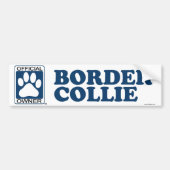 Border Collie Blue Bumpersticker (Voorkant)