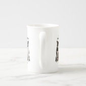 Border Collie Bone China Mok (Achterkant)