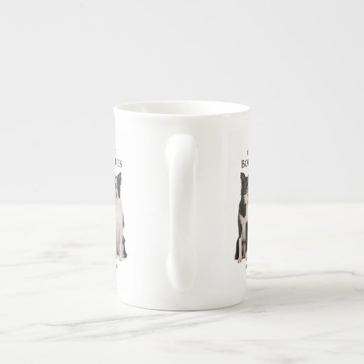 Border Collie Bone China Mok (Achterkant)