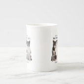 Border Collie Bone China Mok (Voorkant)