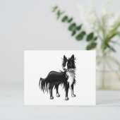 Border Collie Briefkaart (Staand voorkant)