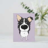 Border Collie Briefkaart (Staand voorkant)
