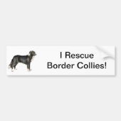 Border Collie Bumpersticker (Voorkant)