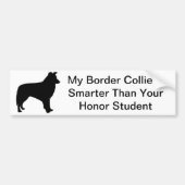 Border Collie Bumpersticker (Voorkant)