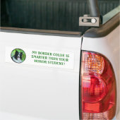 Border Collie Bumpersticker (Op Truck)