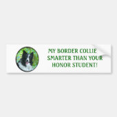 Border Collie Bumpersticker (Voorkant)