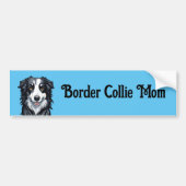 Border Collie Bumpersticker (Voorkant)