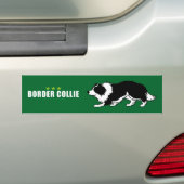 Border Collie Bumpersticker (Op auto)