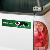 Border Collie Bumpersticker (Op Truck)