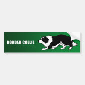 Border Collie Bumpersticker (Voorkant)