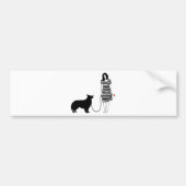 Border Collie Bumpersticker (Voorkant)