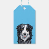 Border Collie Cadeaulabel (Voorkant)