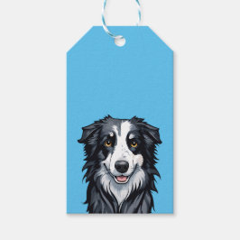 Border Collie Cadeaulabel