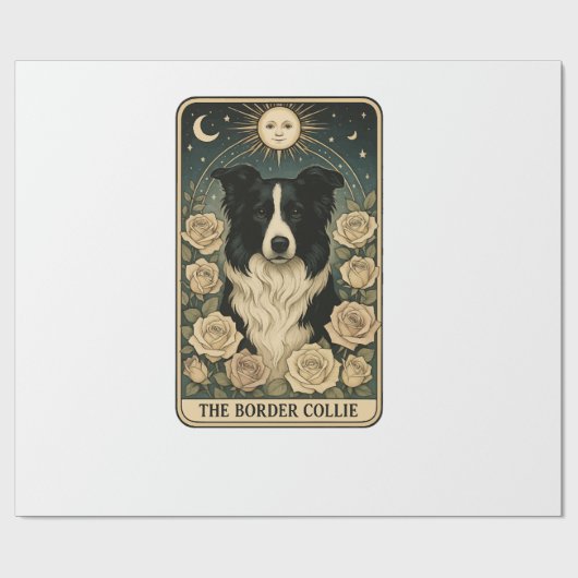 Border Collie Cadeaupapier (Vlak)