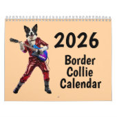 Border Collie Calendar Kalender (Hoes)