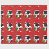Border Collie Christmas Cadeaupapier (Vlak)