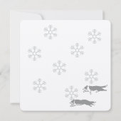 Border collie Christmas card カード Kaart (Achterkant)