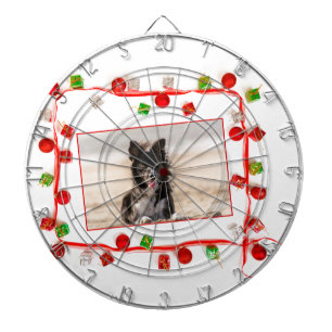 Border Collie Christmas Dartbord