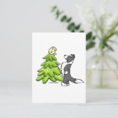 Border Collie Christmas Feestdagenkaart (Staand voorkant)