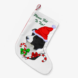Border Collie Christmas Kleine Kerstsok