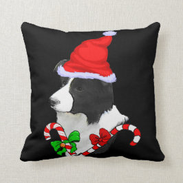 Border Collie Christmas Kussen