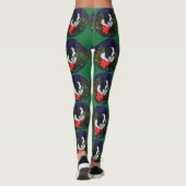 Border Collie Christmas Leggings (Achterkant)
