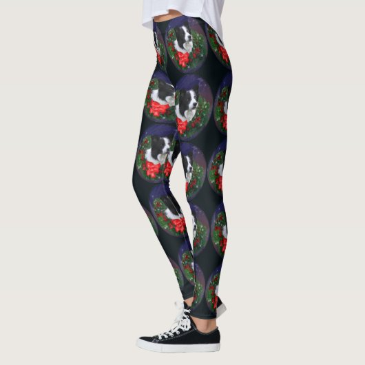 Border Collie Christmas Leggings (Links)