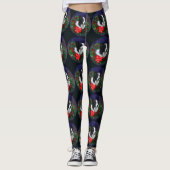 Border Collie Christmas Leggings (Voorkant)