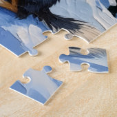 Border Collie Christmas Lighthouse Holiday Legpuzzel (Zijkant)