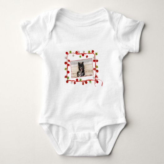 Border Collie Christmas Romper (Voorkant)