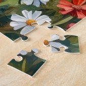 Border Collie Clover Weide Kunst Legpuzzel (Zijkant)