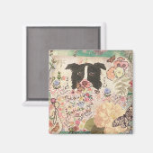 Border Collie Collage Magneet (Voorkant / Achterkant)