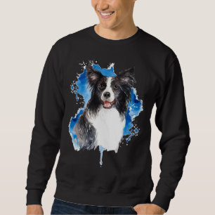 Border Collie Colorful Hondenliefhebber Trui
