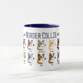 Border Collie colors - Mug Mok (Midden)