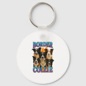 Border Collie Copy Sleutelhanger (Voorkant)