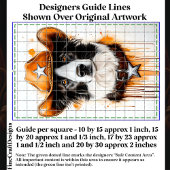 Border Collie Cowboy Sheriff Hond DP4 Découpage Tissuepapier