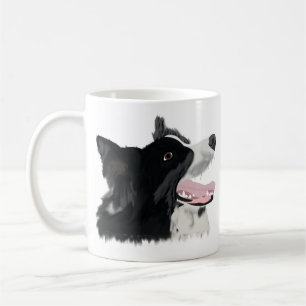 Border Collie Cute Dog Koffiemok
