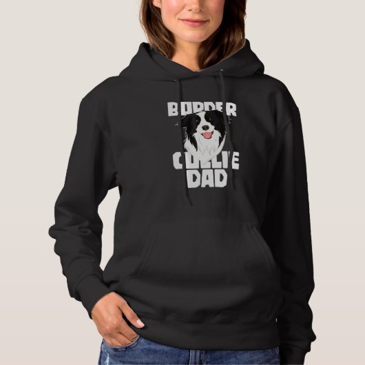 Border Collie Dad Dog Border Collie 1 Hoodie (Voorkant)