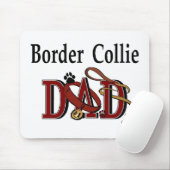 Border Collie Dad Gifts Muismat (Met muis)