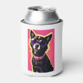 Border collie dame blikjeskoeler (Blikje Voorkant)