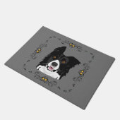 Border Collie Deurmat (Schuin)