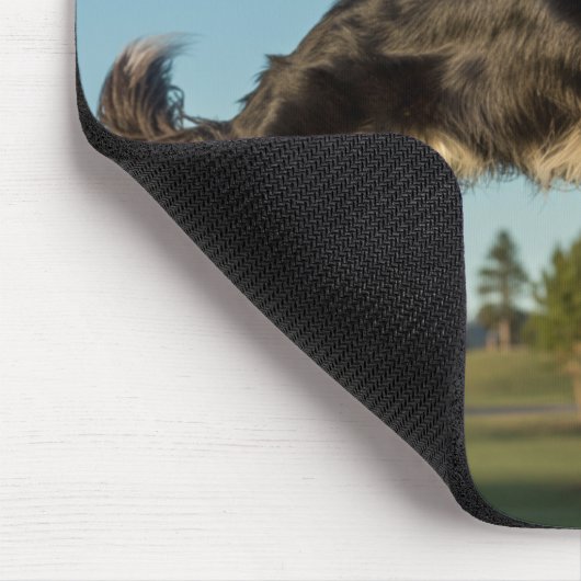 Border Collie Disc Golf Mousepad Muismat (Hoek)