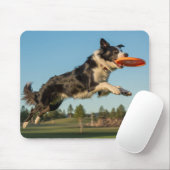 Border Collie Disc Golf Mousepad Muismat (Met muis)