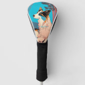 Border Collie Dog 005 - Bruno Pokopen Golfheadcover (Voorkant)