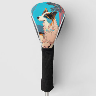 Border Collie Dog 005 - Bruno Pokopen Golfheadcover