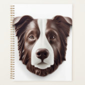 Border Collie Dog 3D geïnspireerd Planner (Voorkant)
