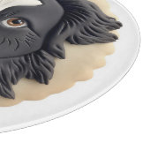 Border Collie Dog 3D geïnspireerd Snijplank (Hoek)